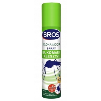 BROS Zielona Moc Spray na komary i kleszcze 120/90